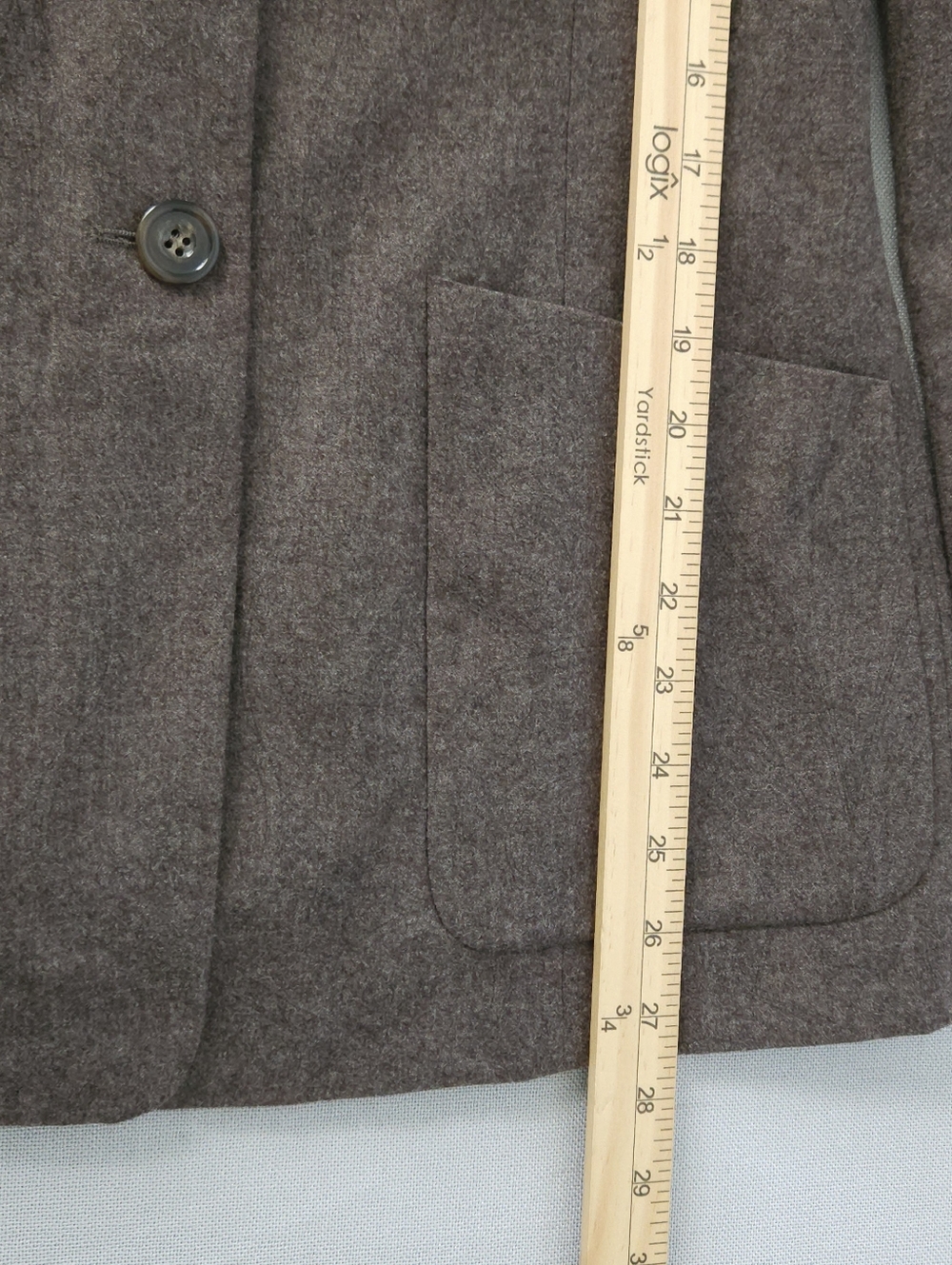 Laurèl by Escada Women's Brown Virgin Wool Blazer 38 EU / 8 US Vintage European - Picture 7 of 8